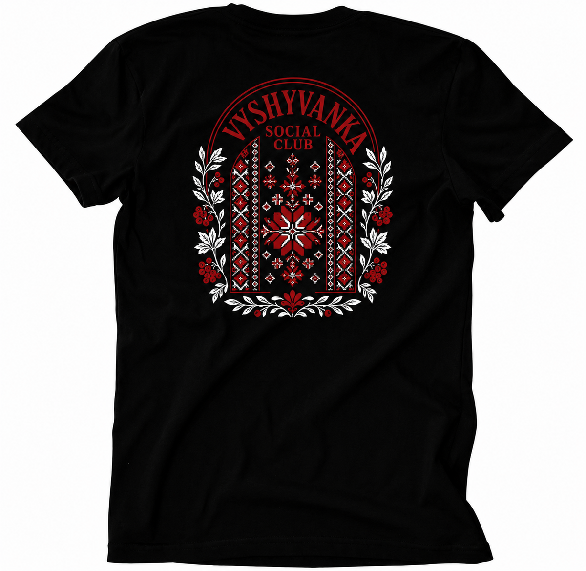 Vyshyvanka Social Club Tee - Black